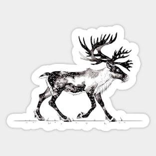 Space Caribou Sticker